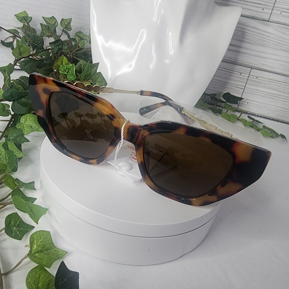 Tortoise Brown Fashion Sunglasses with Bling New